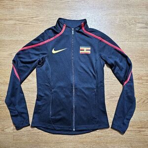 Nike Pro Elite Uganda Track Jacket Size M Olympc Team Black Red Gold 882281-010